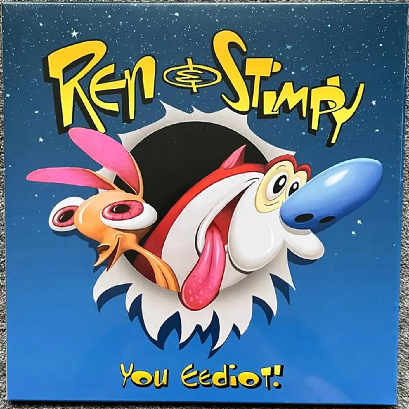 REN & STIMPY: YOU EEDIOT! Original Soundtrack (CLEAR WITH RED, BLUE, WHITE, BONE & PINK SPLATTER VINYL) Vinyl Record