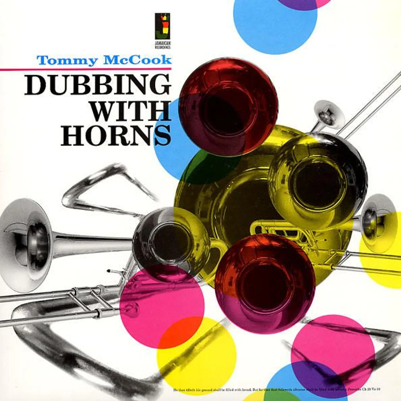 Tommy Mccook LP - Dubbing With Horns (Vinyl)