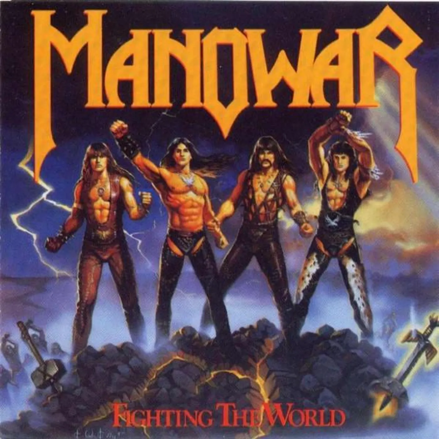 Manowar FIGHTING THE WORLD CD