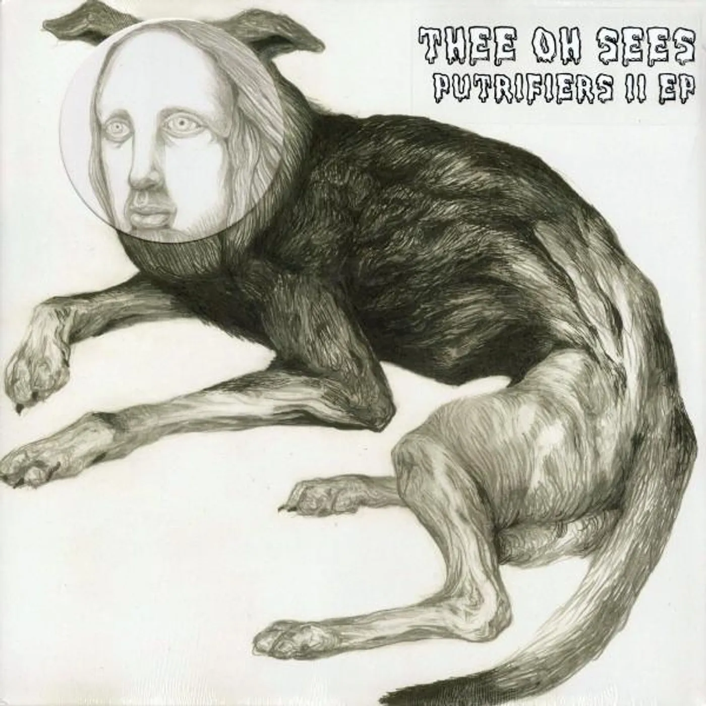 Thee Oh Sees PUTRIFIERS II (CLEAR/WHITE SWIRL VINYL) Vinyl Record
