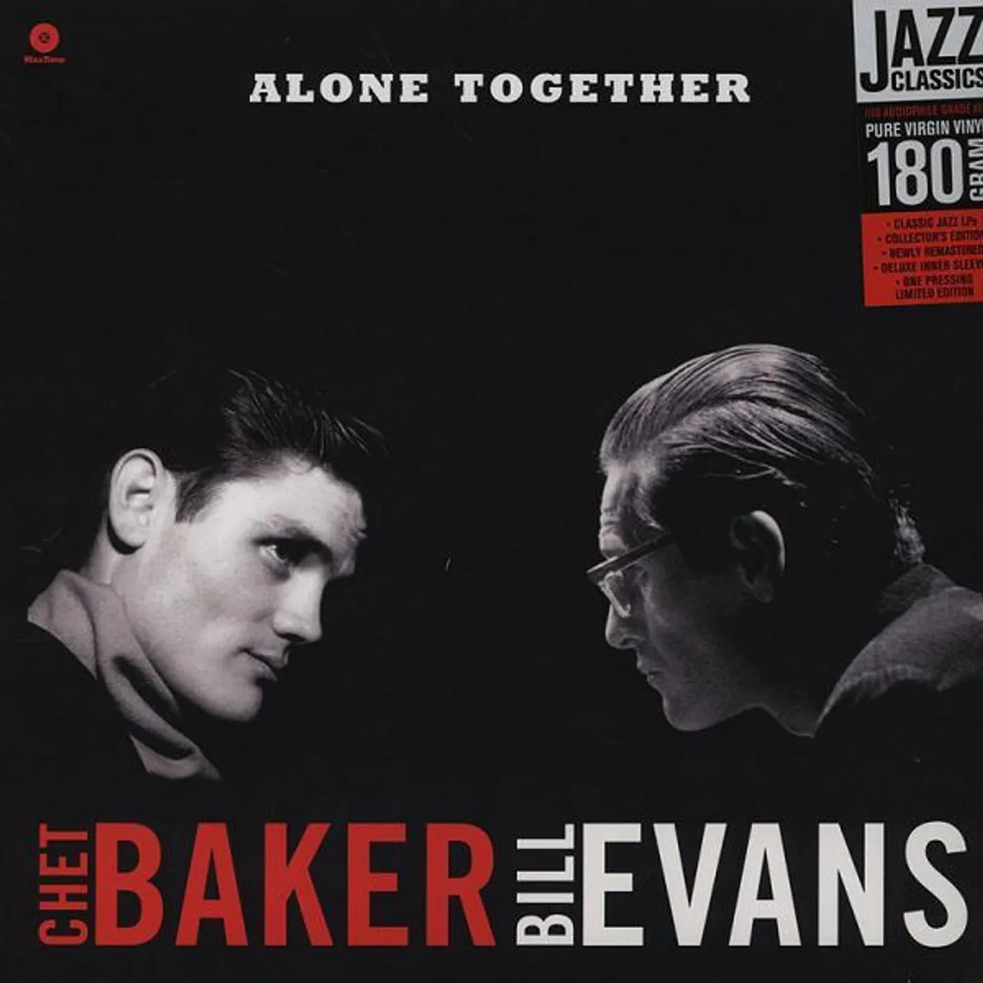 Chet Baker & Bill Evans ALONE TOGETHER Vinyl Record