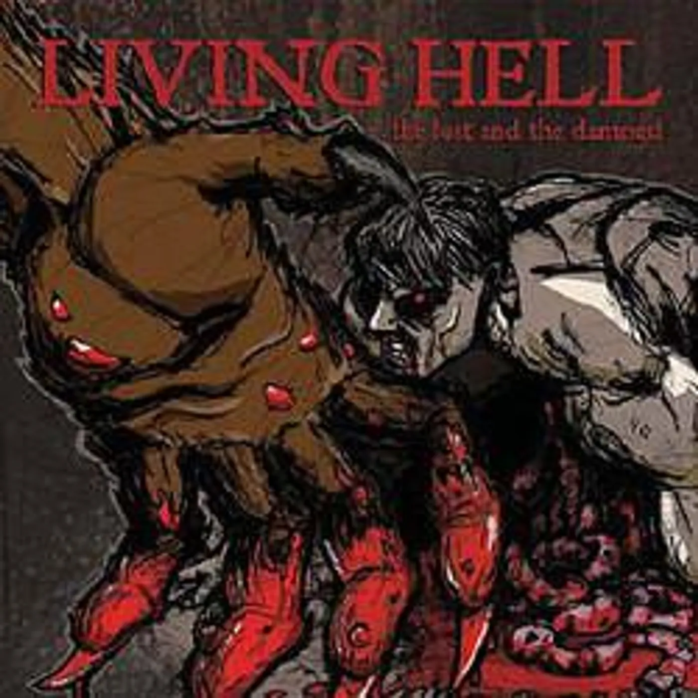 Living Hell LOST & THE DAMNED Vinyl Record