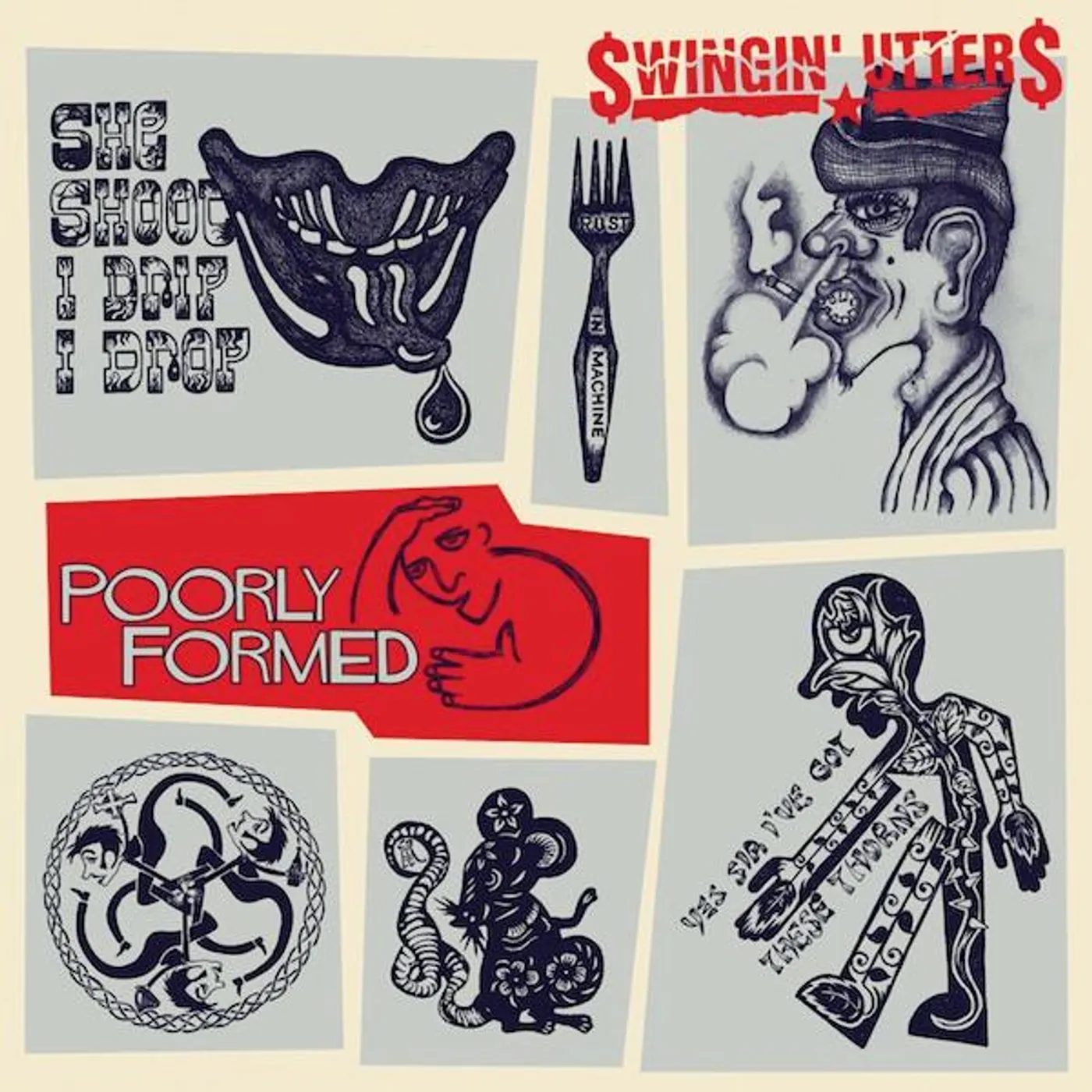 Swingin' Utters Poorly Formed Vinyl Record