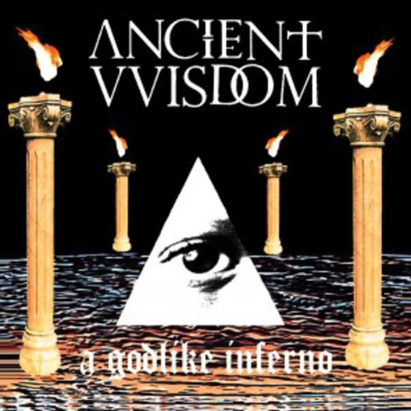 Ancient Wisdom GODLIKE INFERNO (DARK GREY/GREEN VINYL) Vinyl Record