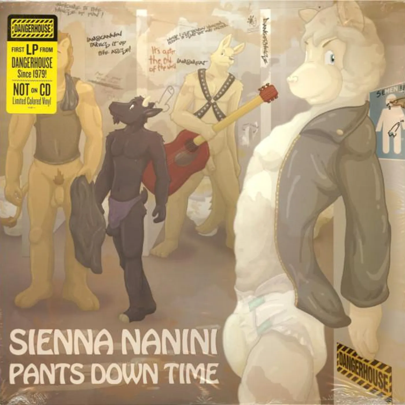 Sienna Nanini PANTS DOWN TIME (WALL OF VOODOO DRUMMER/RANDOM COLORED OR BLACK VINYL) Vinyl Record