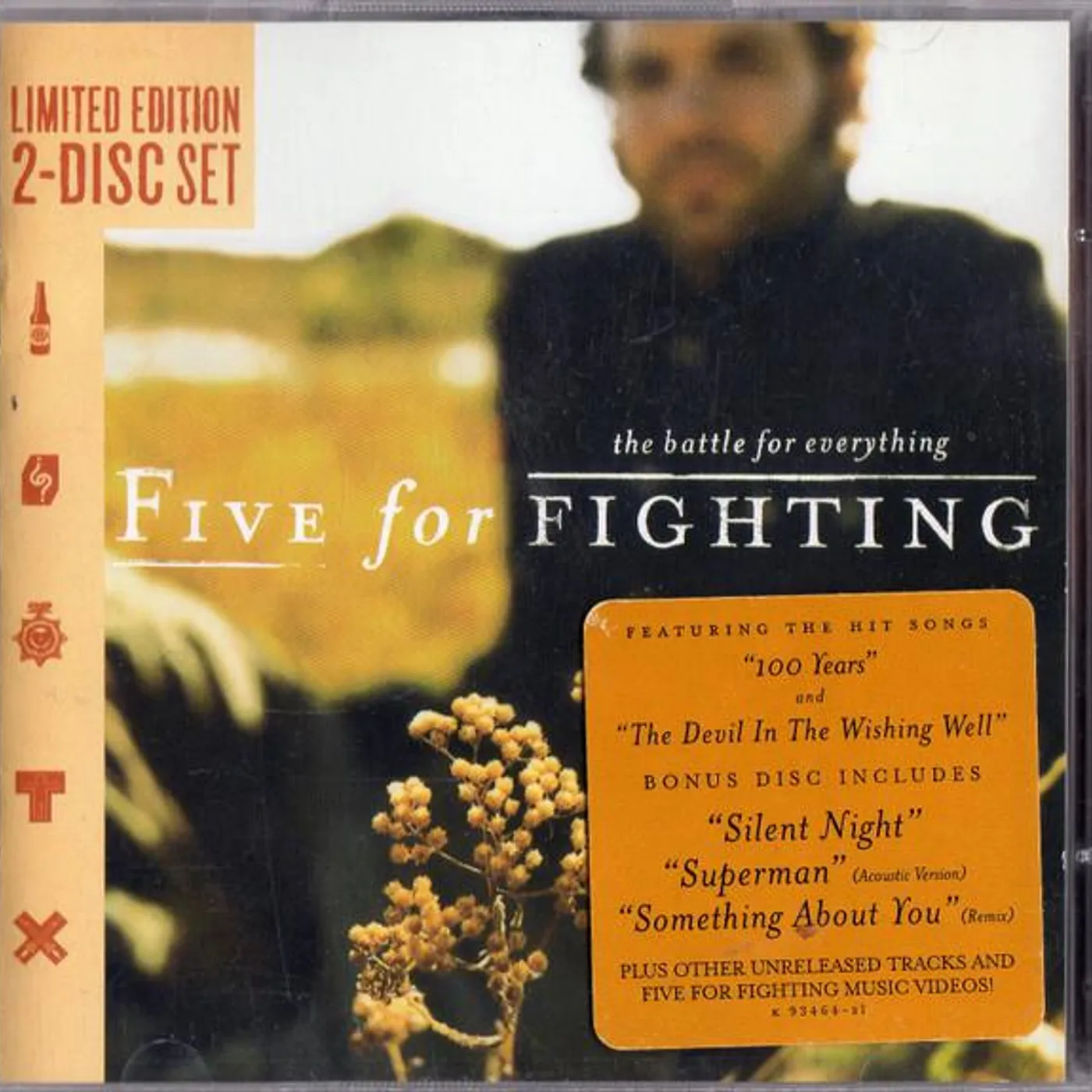 Five For Fighting BATTLE FOR EVERYTHING (BONUS CD)  (EXP) CD - Limited Edition