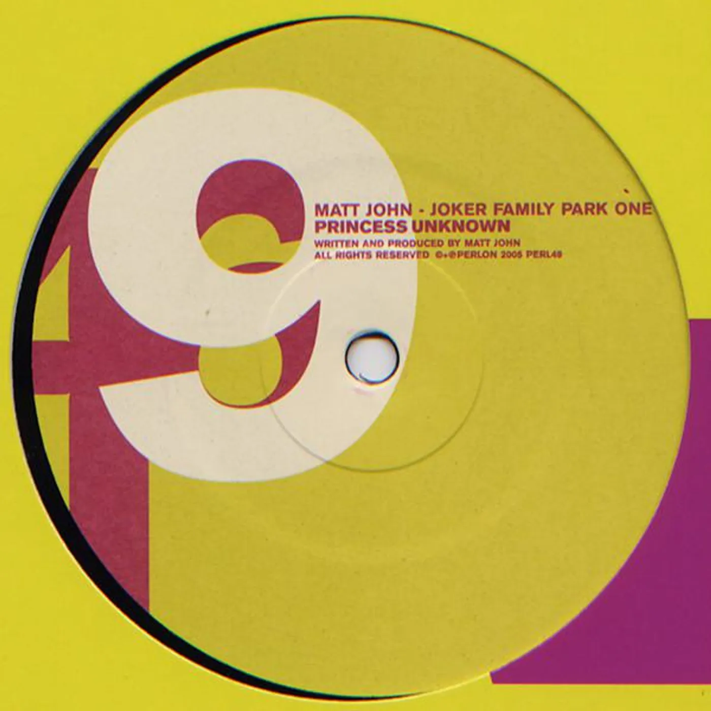Matt John Joker Family Park One Vinyl Record