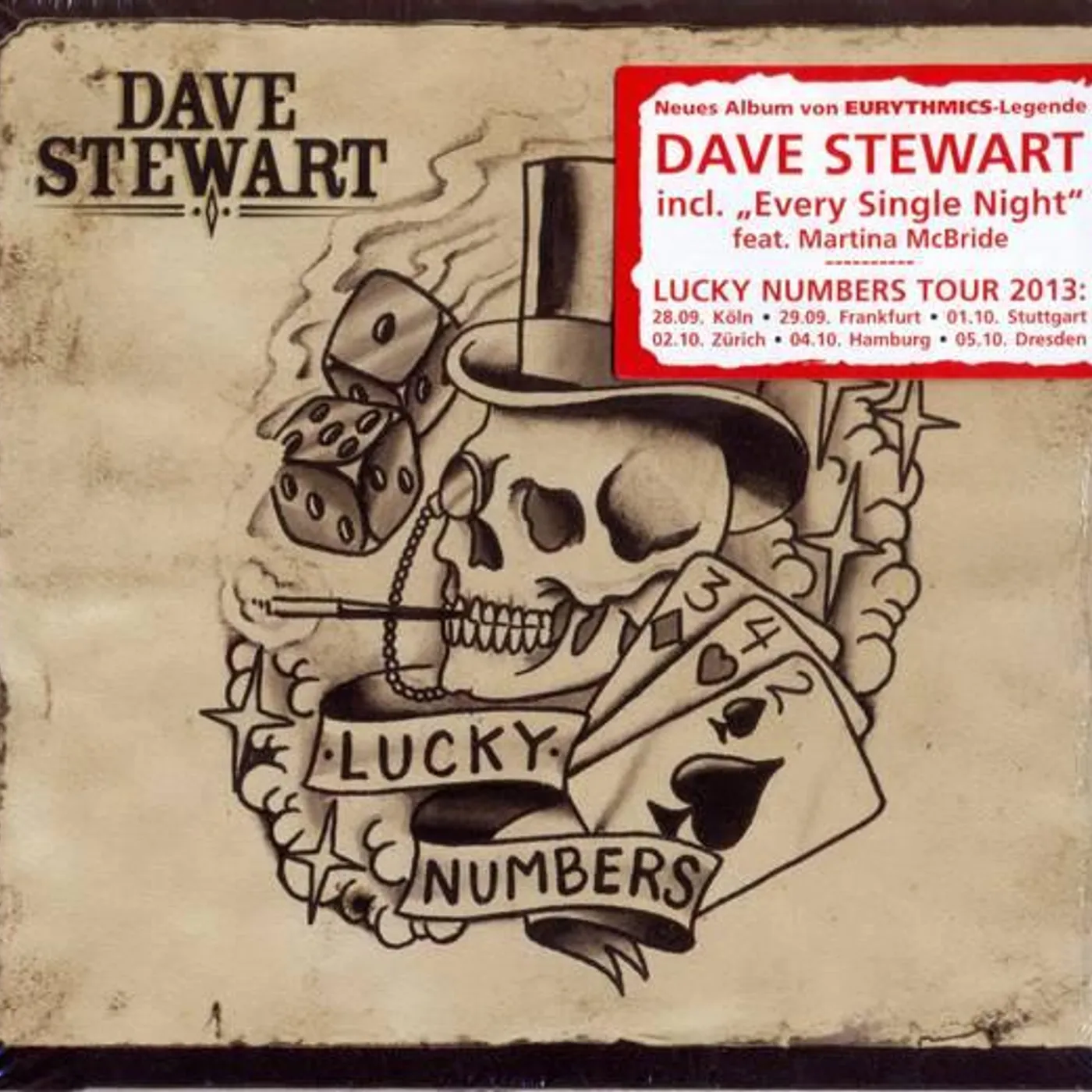 Dave Stewart LUCKY NUMBERS CD