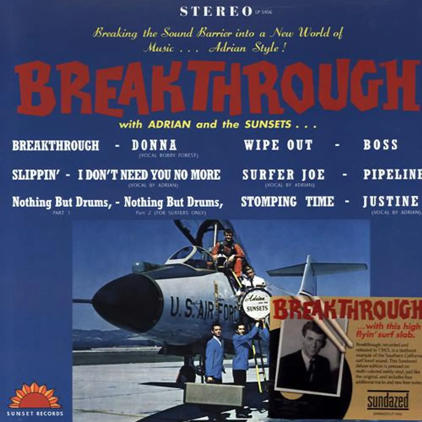 Adrian & The Sunsets Breakthrough Vinyl Record