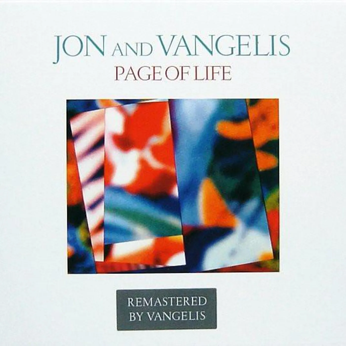 Jon & Vangelis PAGE OF LIFE: OFFICIAL VANGELIS SUPERVISED REMASTERED EDITION CD
