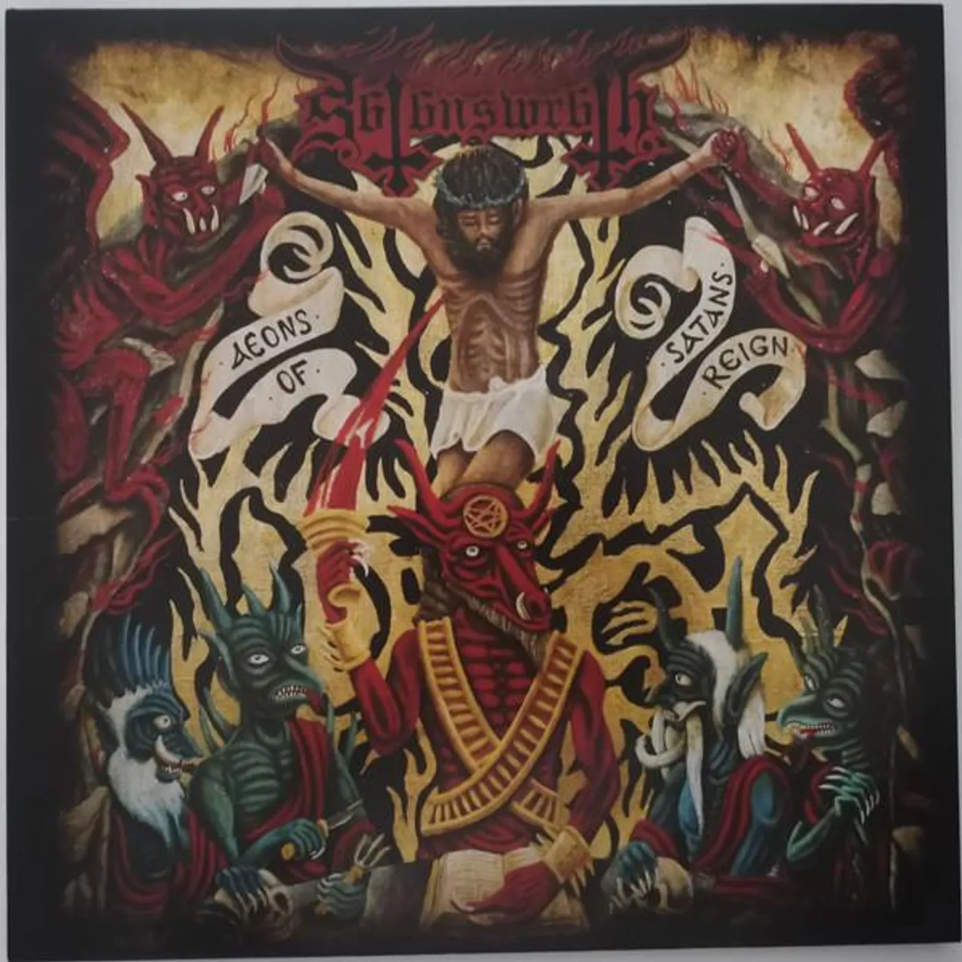 Satans Wrath Aeons of Satan's Reign Vinyl Record