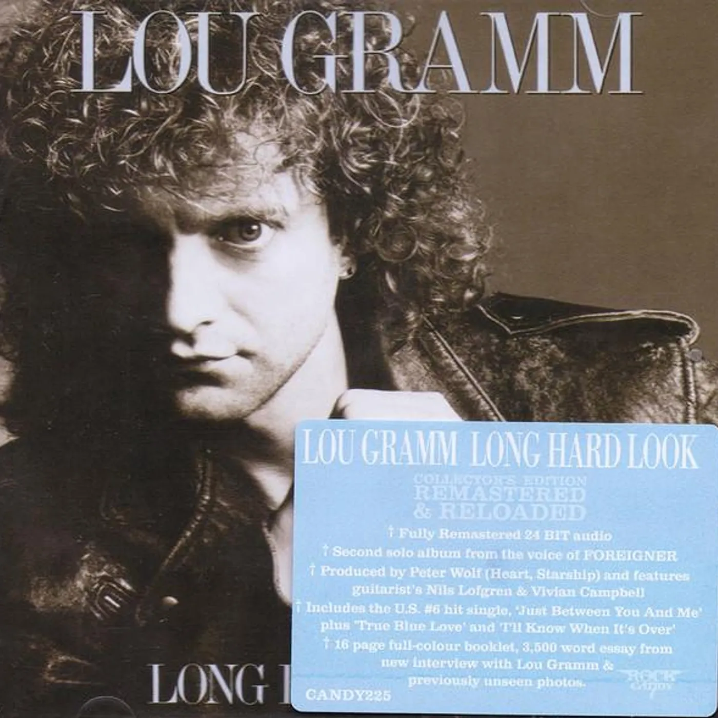 Lou Gramm LONG HARD LOOK CD