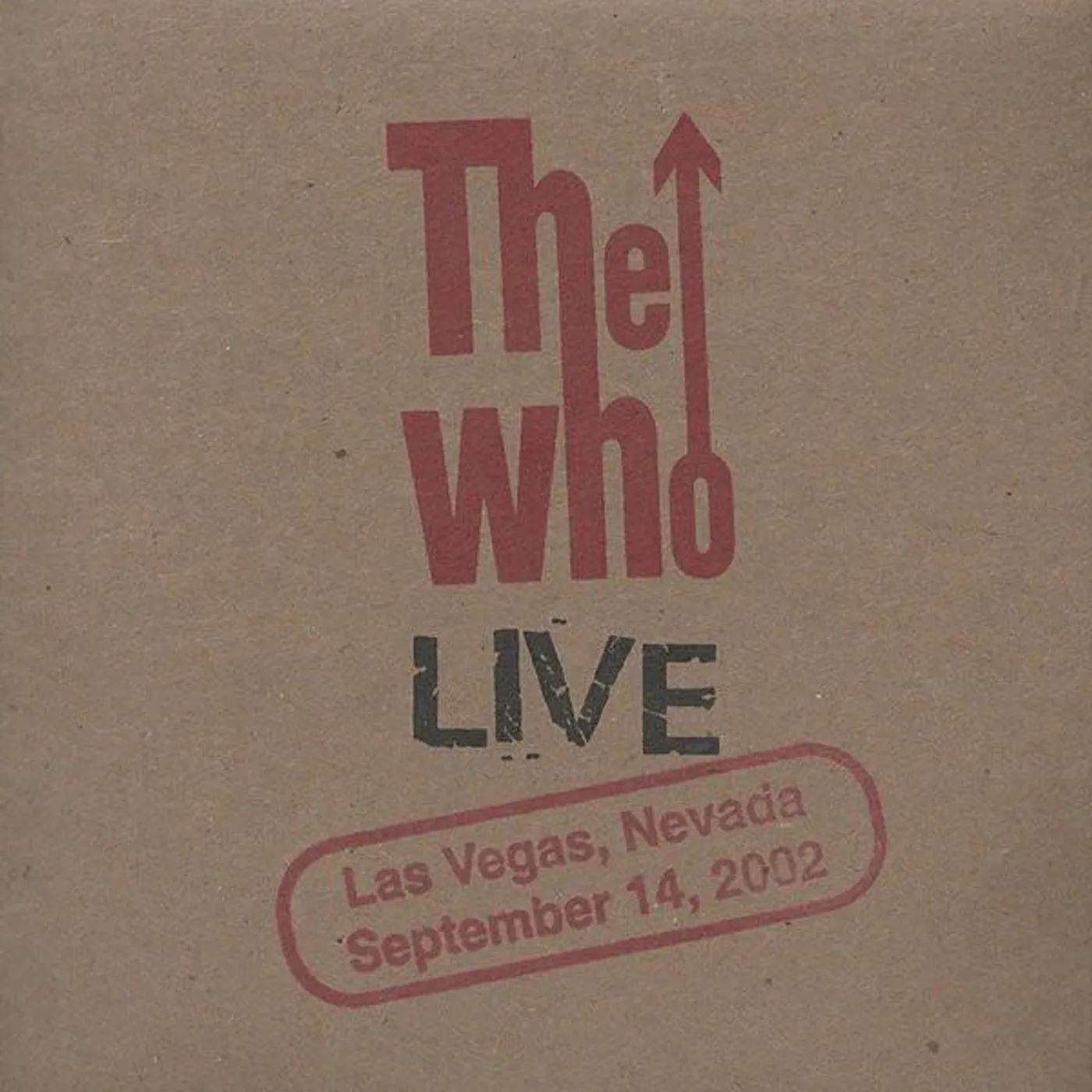 The Who ENCORE SERIES 02 - LIVE: LAS VEGAS NV 9/14/02 CD