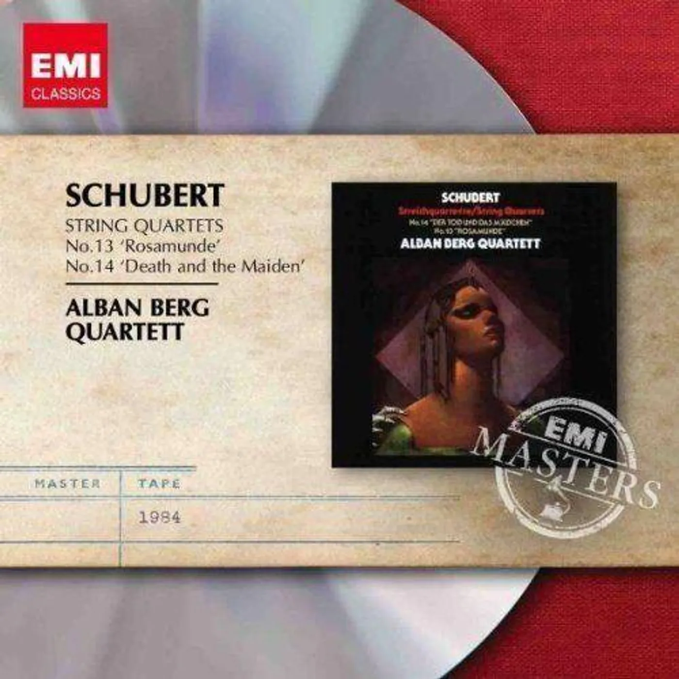 Alban Berg Quartett STREICHQUARTETTE 13 & 14 CD