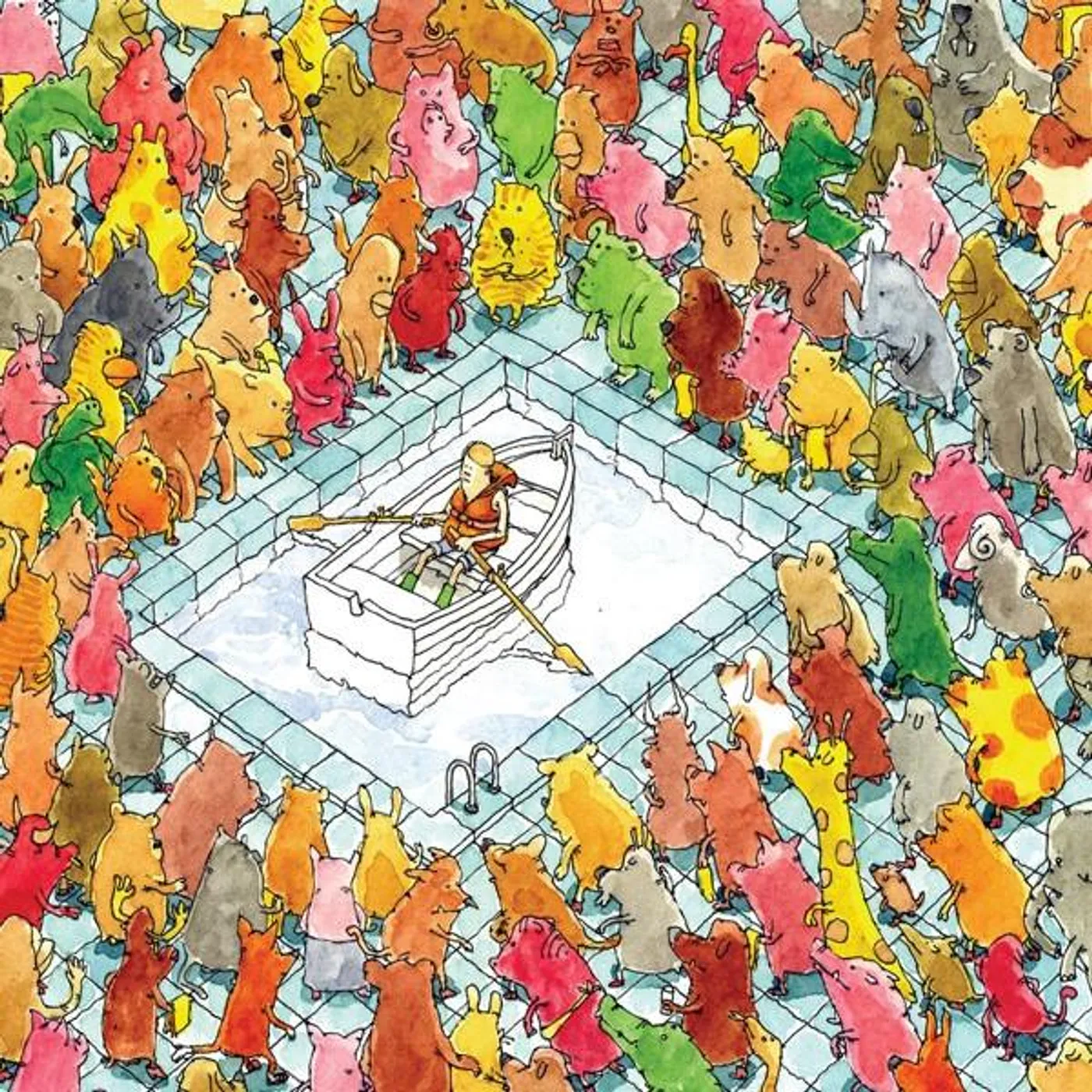 Dance Gavin Dance HAPPINESS (LIMITED WHITE-HIGHLIGHTER YELLOW VINYL) Vinyl Record