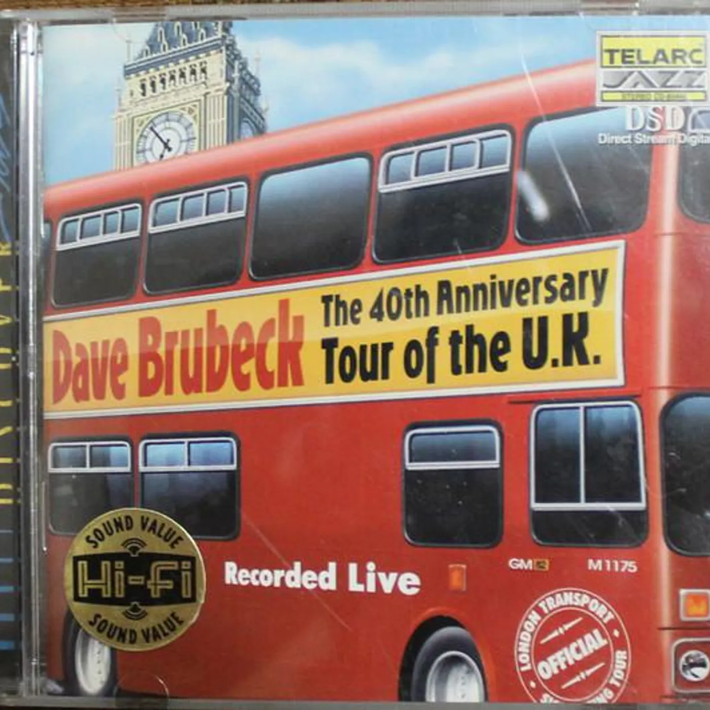Dave Brubeck 40TH ANNIVERSARY TOUR OF THE U.K.: RECORDED LIVE CD