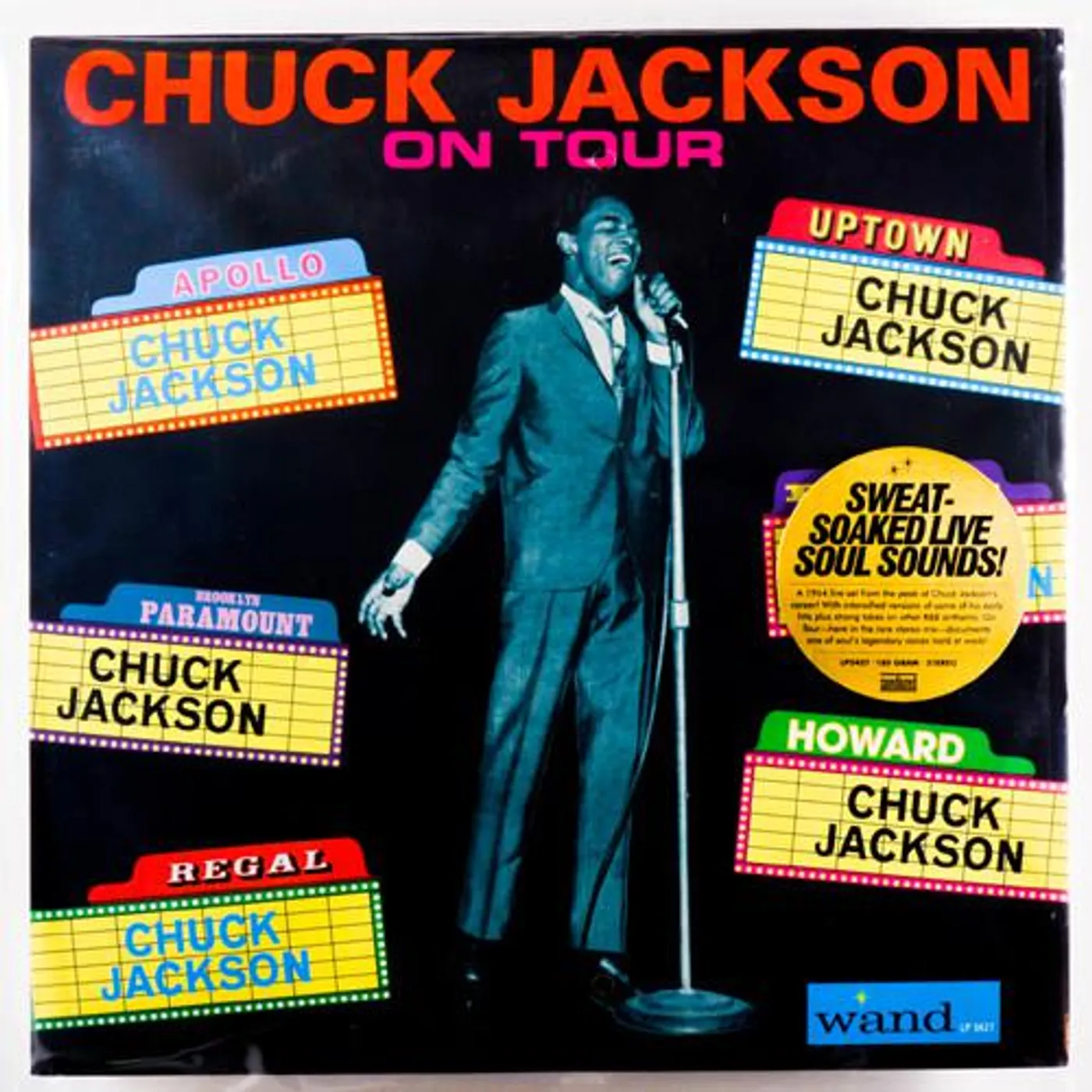 Chuck Jackson On Tour Vinyl Record