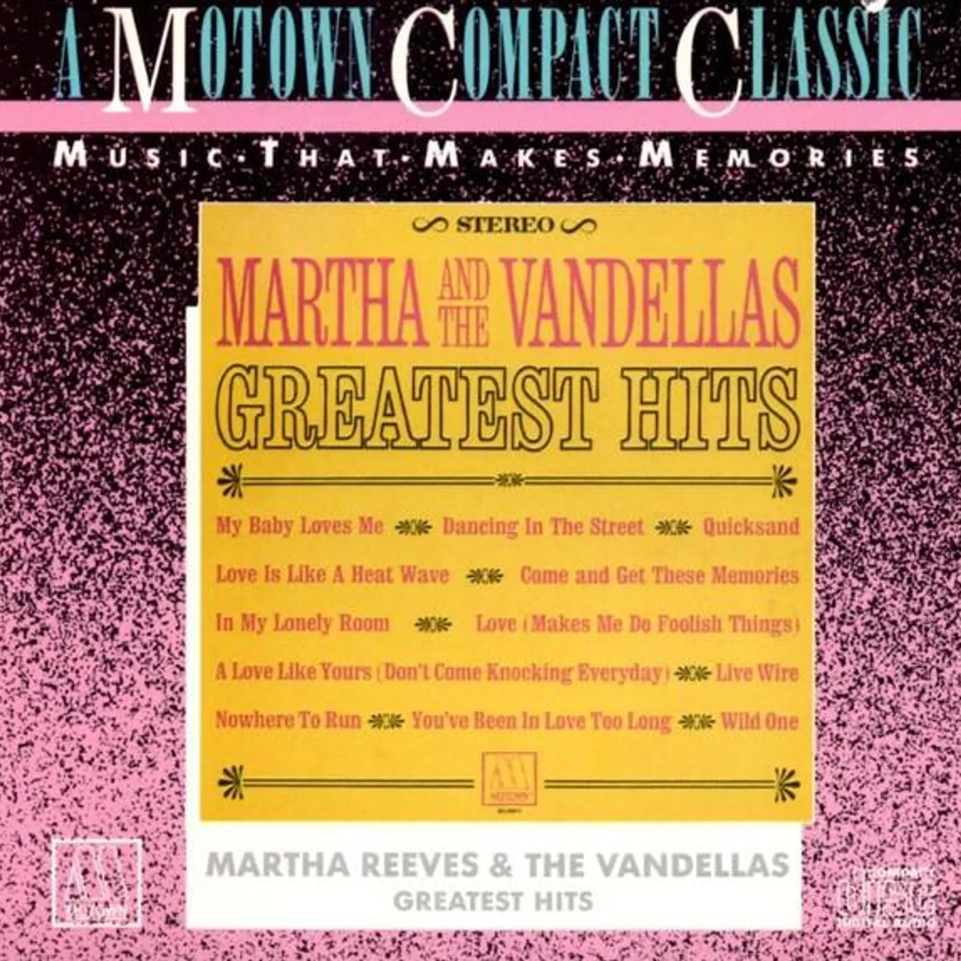 Martha & The Vandellas  GREATEST HITS CD