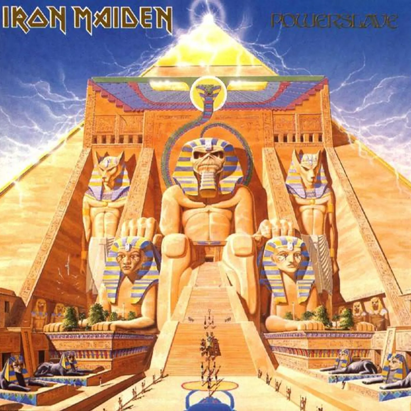 Iron Maiden POWERSLAVE Vinyl Record