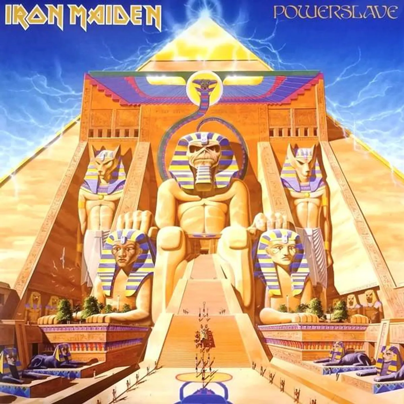 Iron Maiden POWERSLAVE Vinyl Record