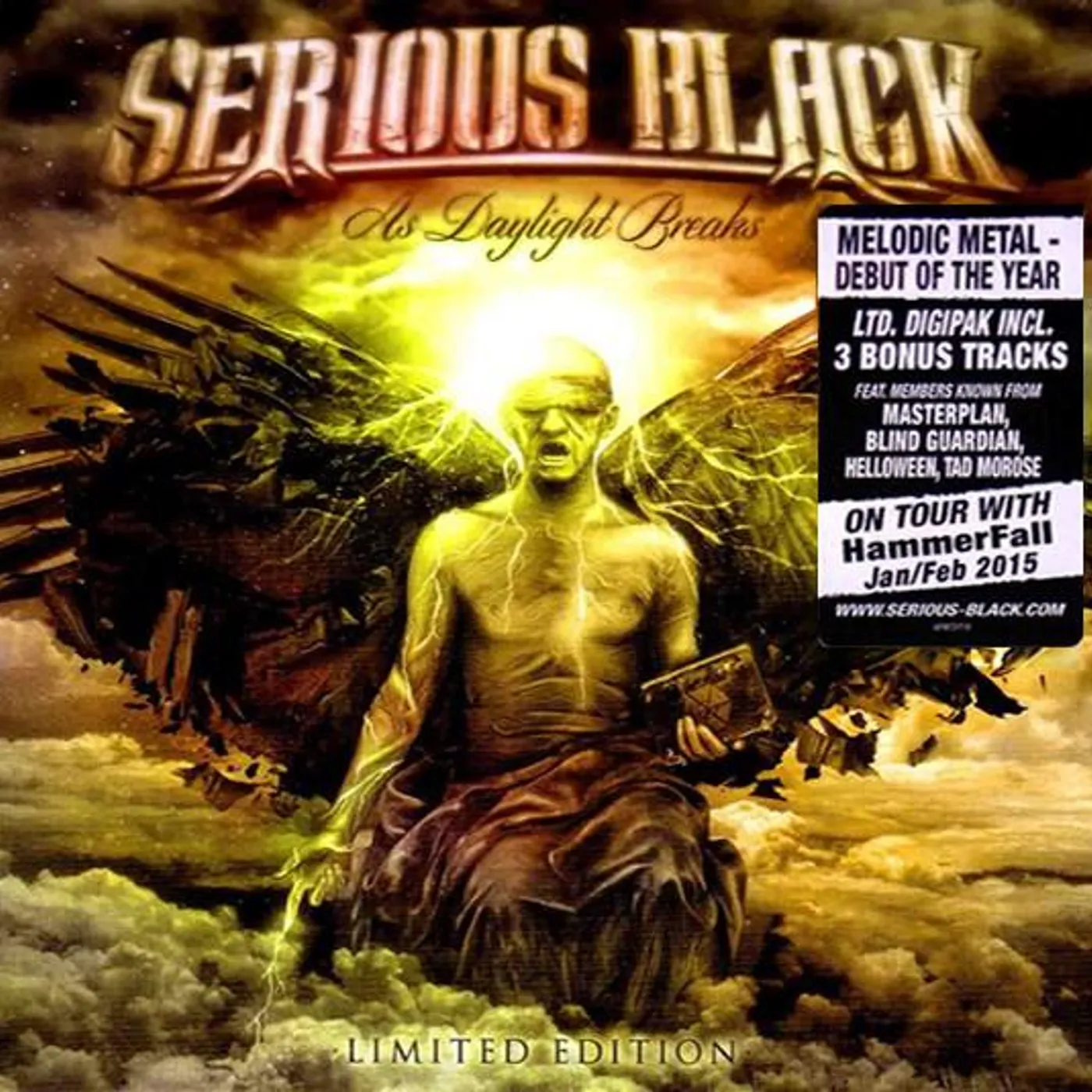 Serious Black AS DAYLIGHT BREAKS CD