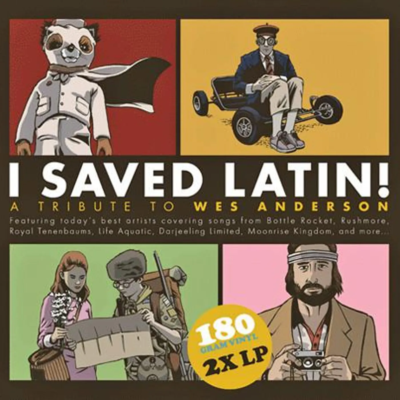 Various Artists  I SAVED LATIN! A TRIBUTE TO WES ANDERSON Vinyl Record