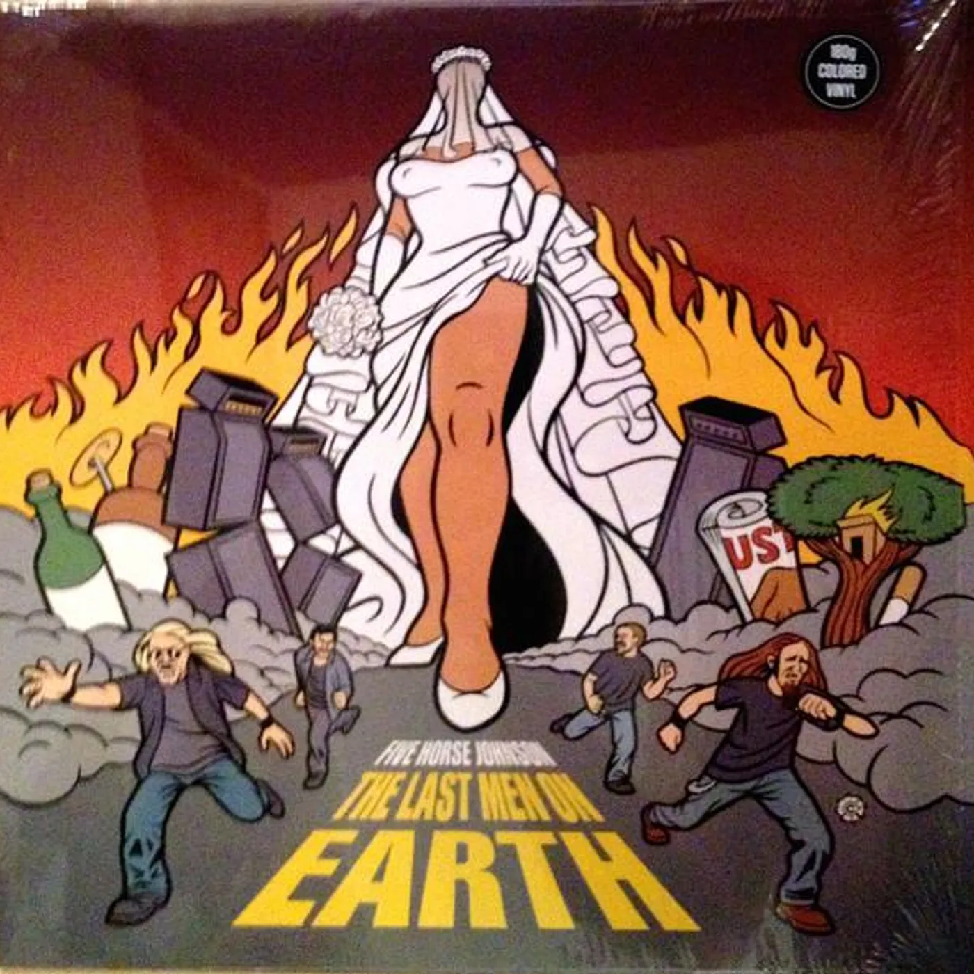 Five Horse Johnson LAS MEN ON EARTH Vinyl Record