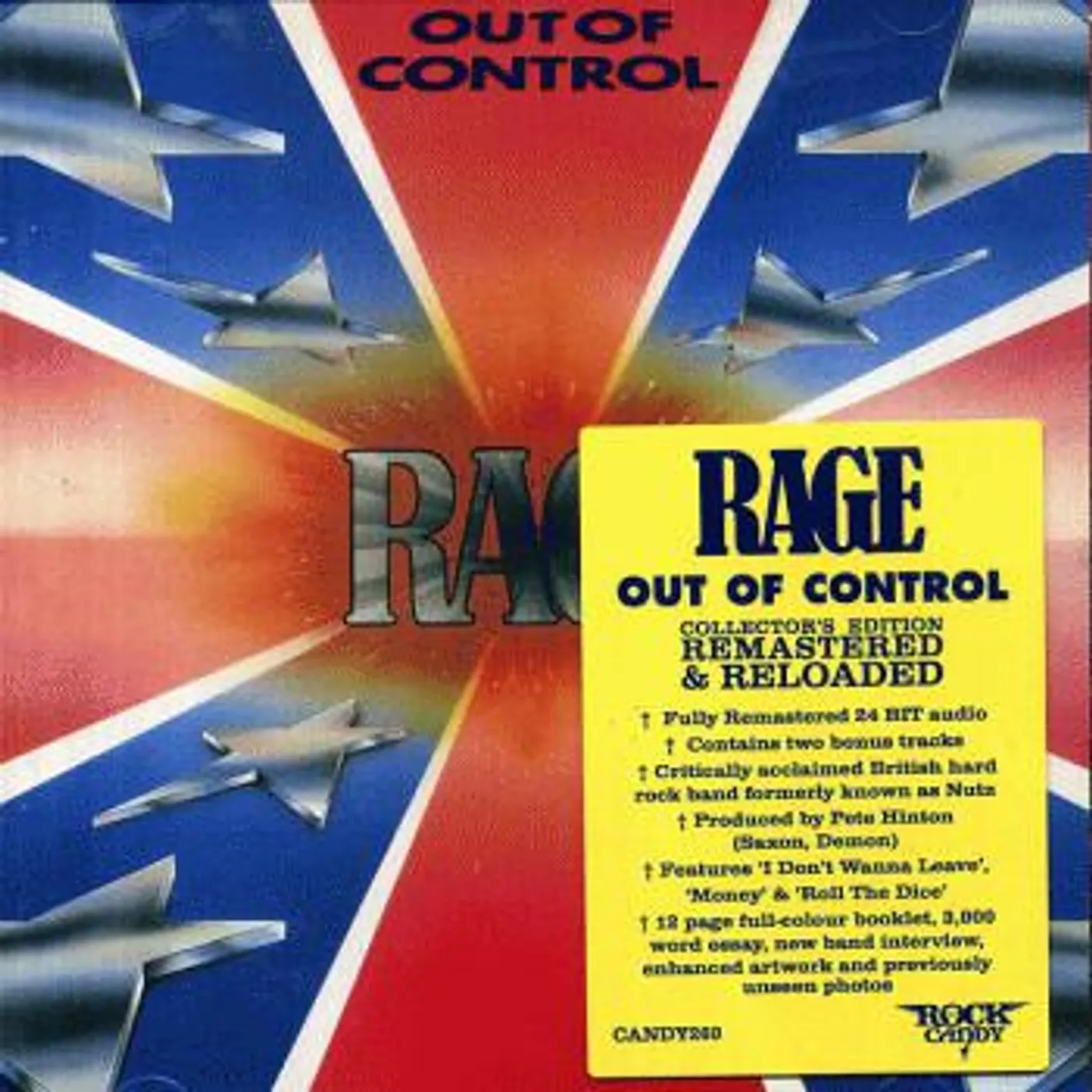 Rage OUT OF CONTROL CD