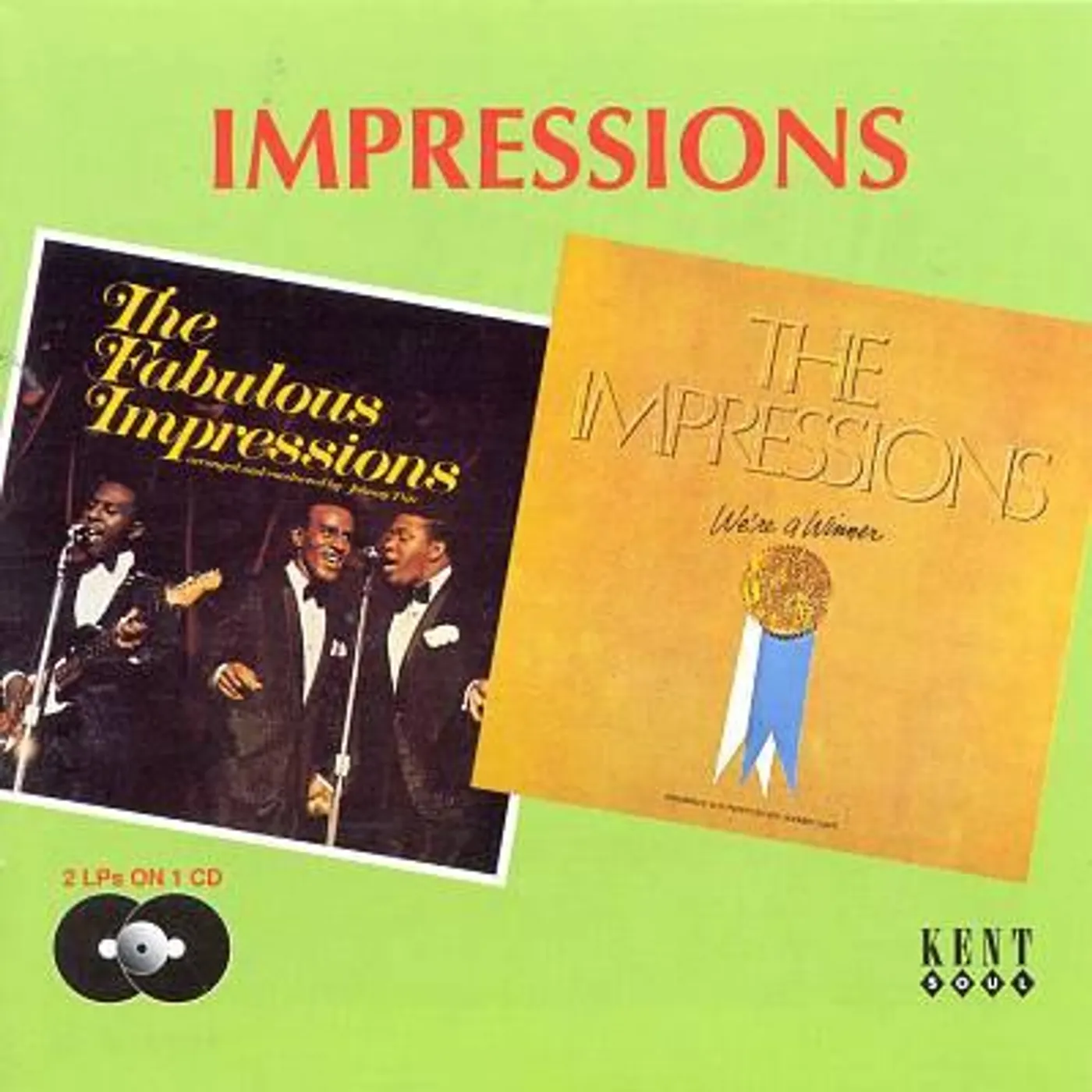 FABULOUS The Impressions / WE'RE A WINNER CD