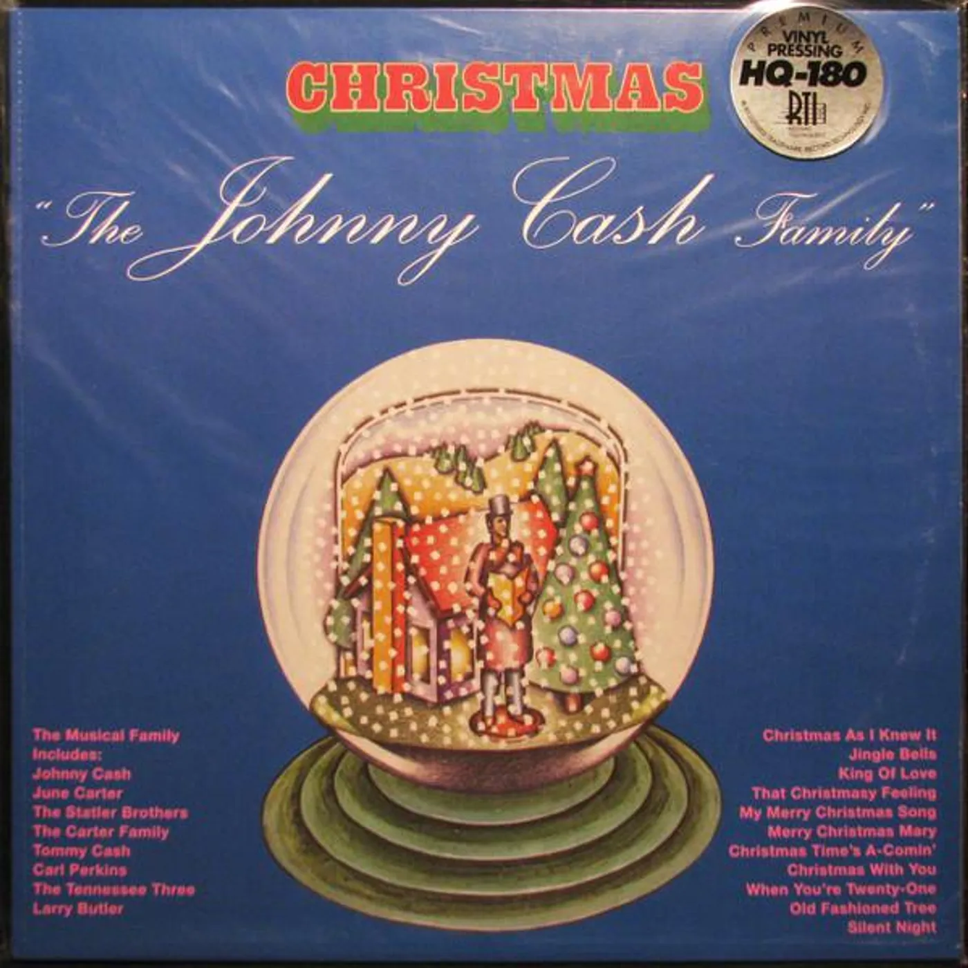 JOHNNY CASH FAMILY CHRISTMAS Vinyl Record