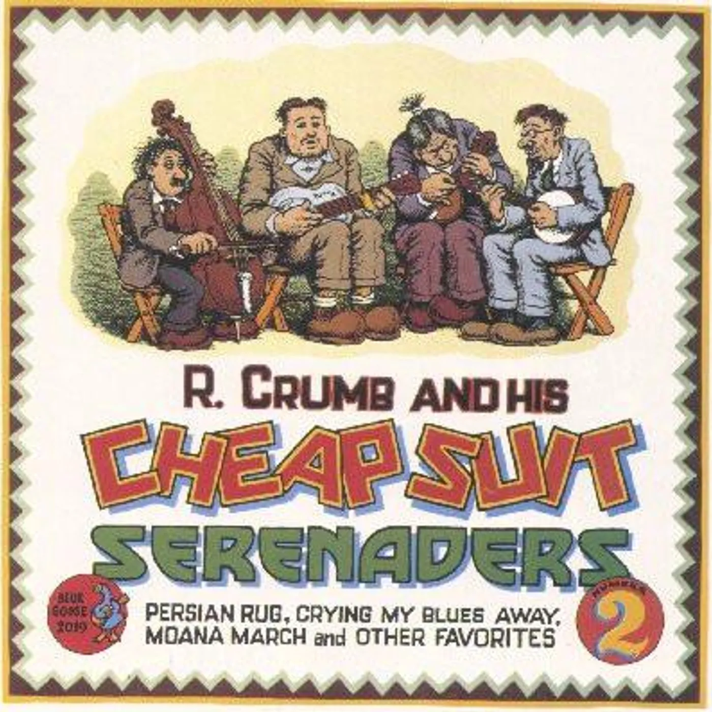 R. Crumb & His Cheap Suit Serenaders NUMBER 2 Vinyl Record