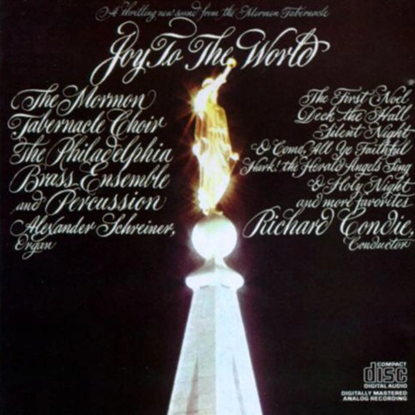Mormon Tabernacle Choir JOY TO THE WORLD CD