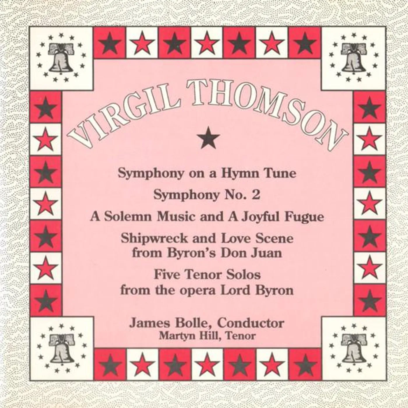 Various Artists  THOMSON VIRGIL (1896-1989): FIVE TENOR SOLOS FROM THE OPERA 'LORD BYRON' / SHIPWRECK AND LOVE S CD