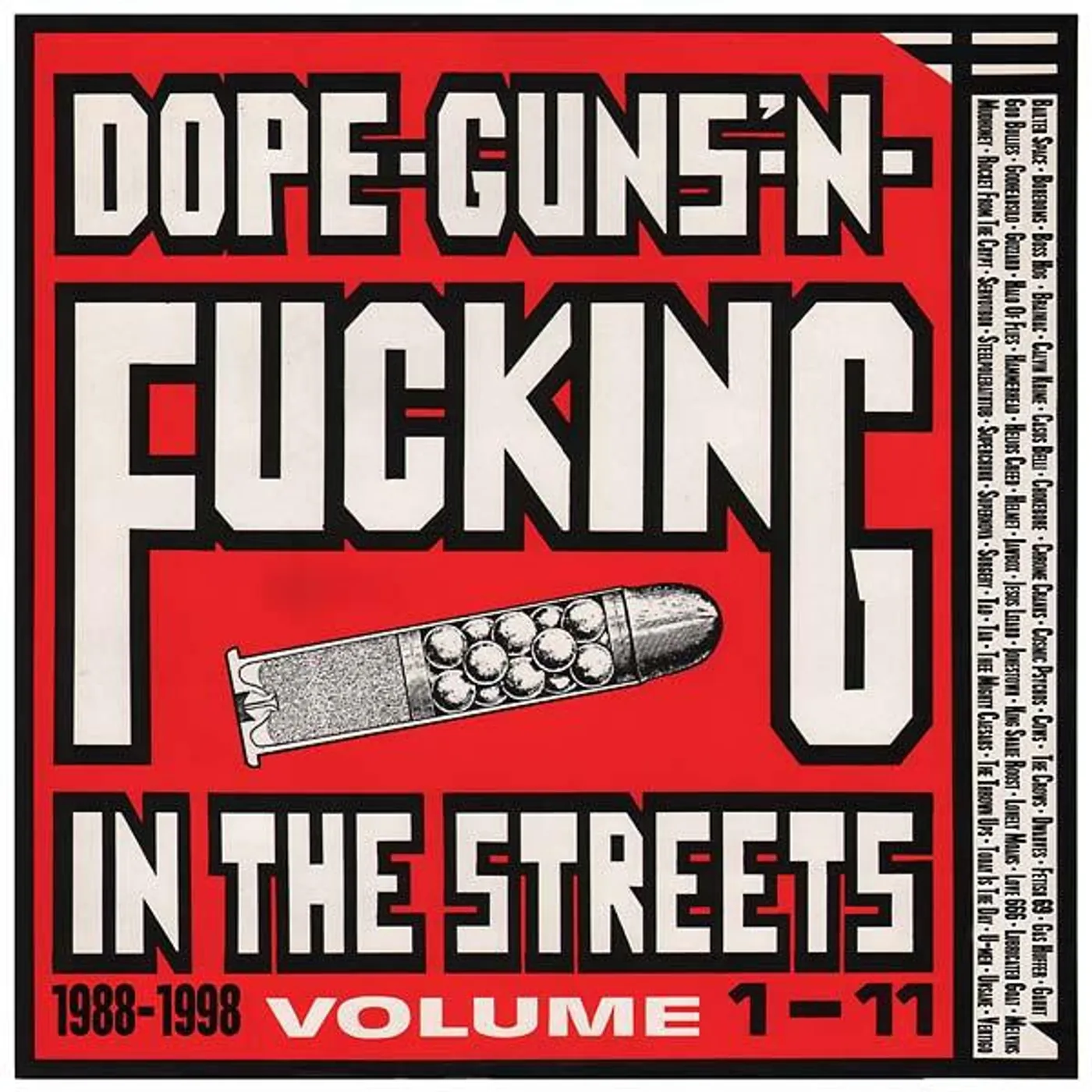 Various Artists  DOPE GUNS & FUCKING IN THE STREETS: 1988-1998 VOL.1 CD