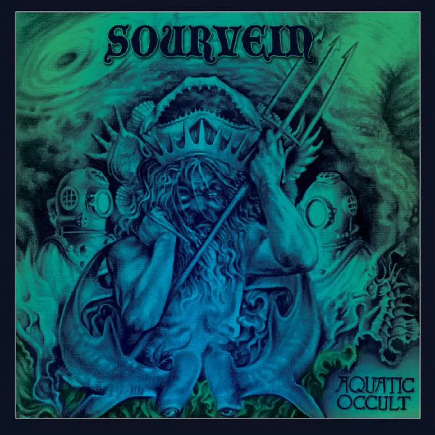 Sourvein AQUATIC OCCULT (LIMITED CLEAR BLUE VINYL) Vinyl Record