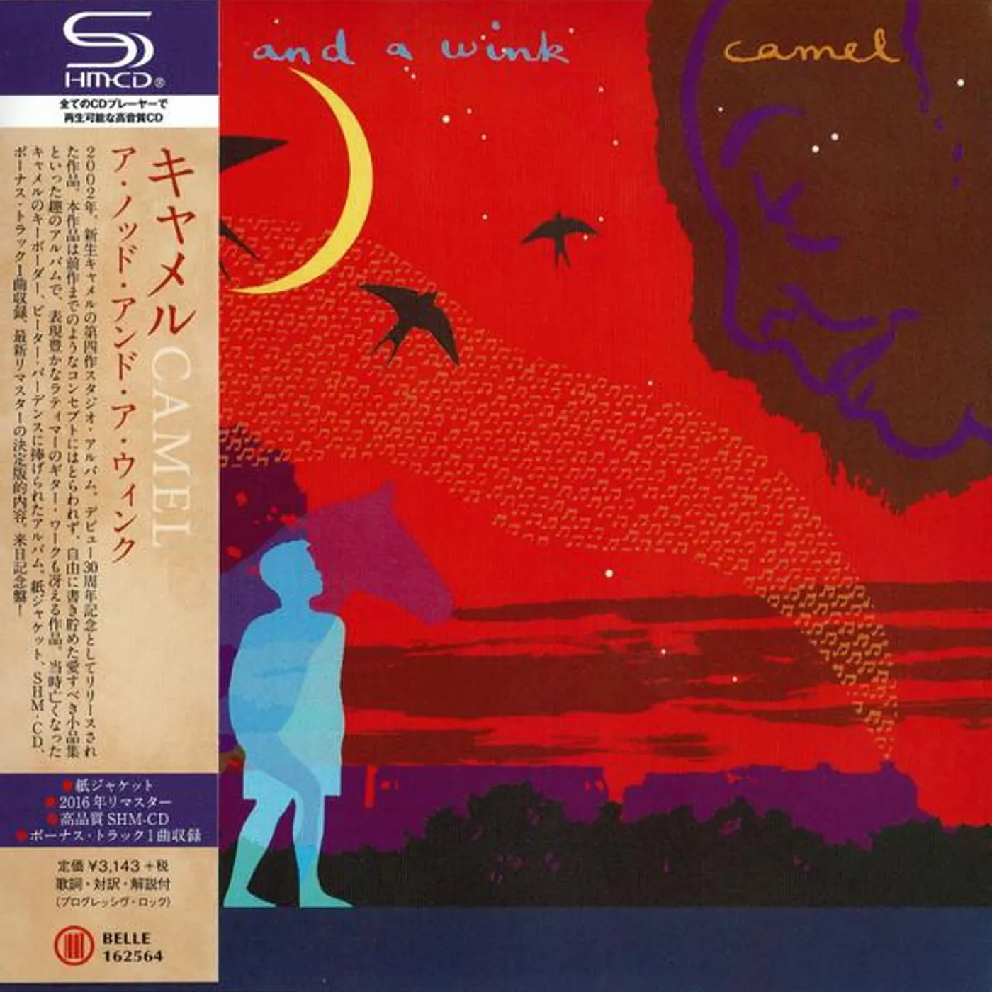 Camel NOD AND A WINK (SHM/MINI JACKET/BONUS TRACK/REMASTER) CD