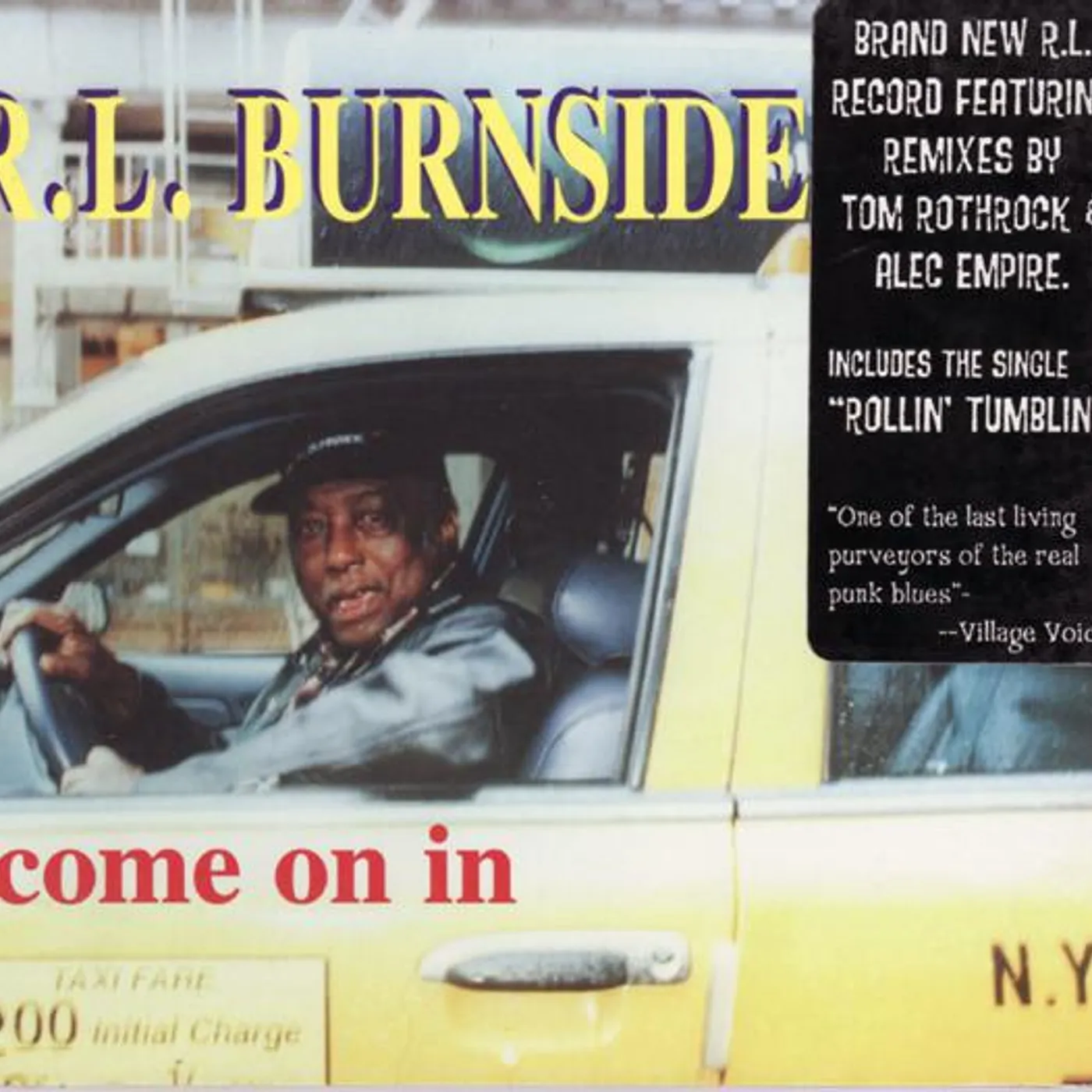 R.L. Burnside COME ON IN CD