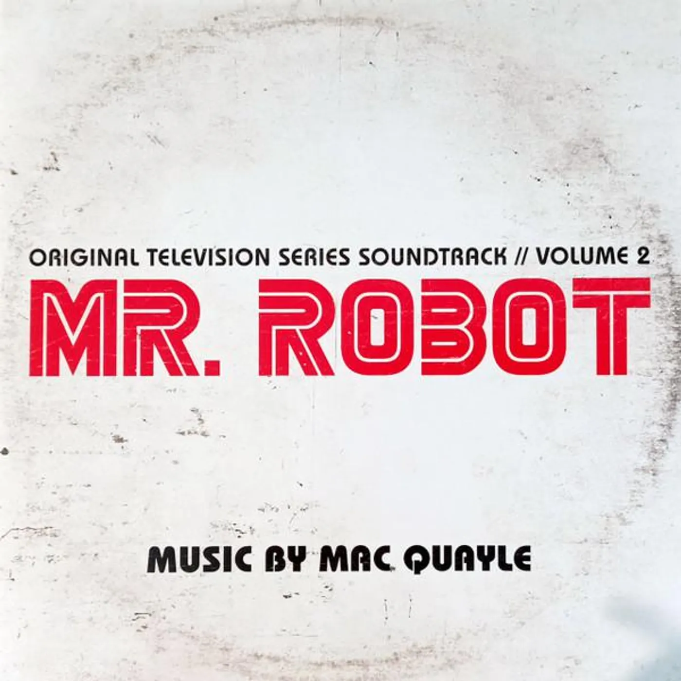 Mac Quayle MR. ROBOT: SEASON 1 VOL.2 (WHITE VINYL/DL CARD/ART STENCIL) Original Soundtrack Vinyl Record
