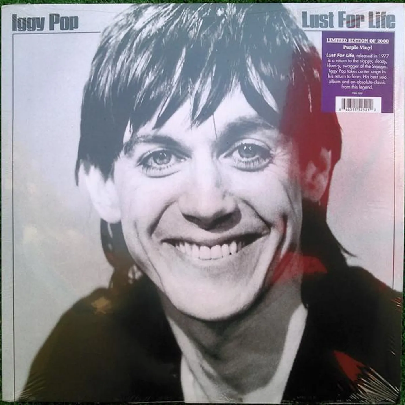 Iggy Pop LUST FOR LIFE (PURPLE VINYL) Vinyl Record