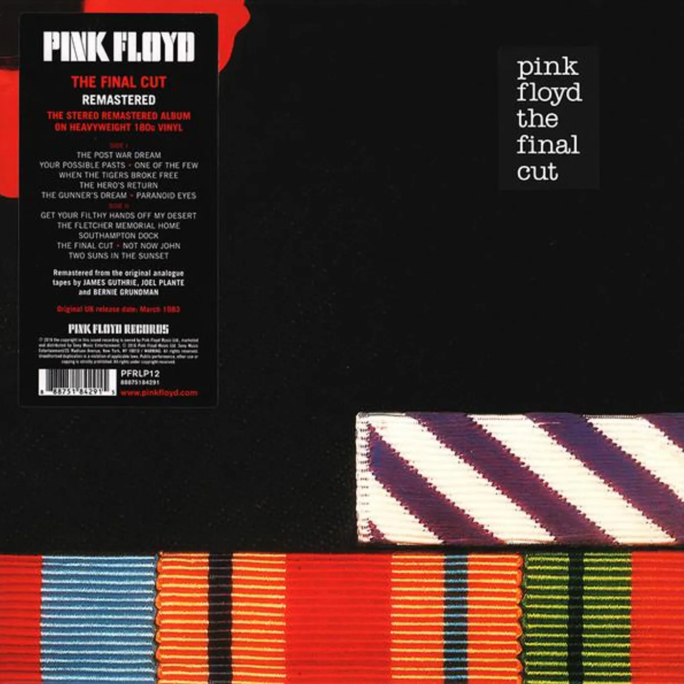 Pink Floyd FINAL CUT (180G/GATEFOLD) (2016 VERSION) Vinyl Record