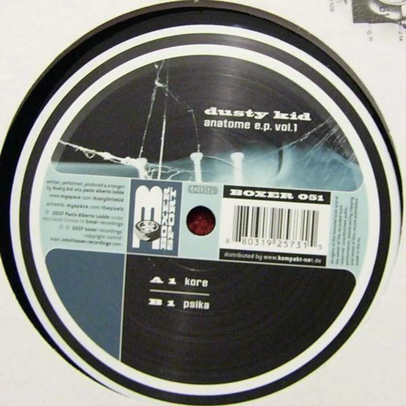 Dusty Kid ANATOME 1 Vinyl Record