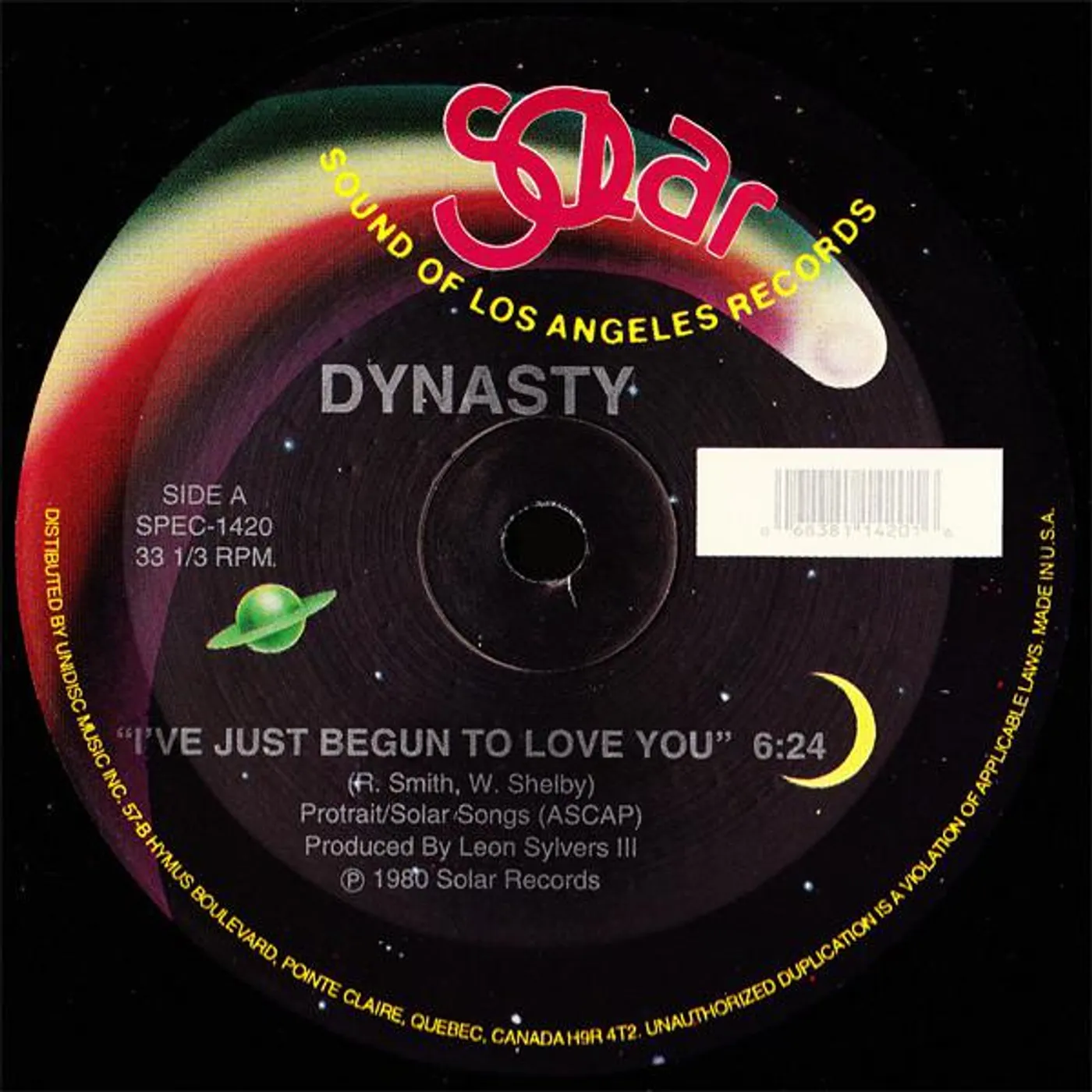 Dynasty I'VE JUST BEGUN TO LO/DO ME RIGHT Vinyl Record