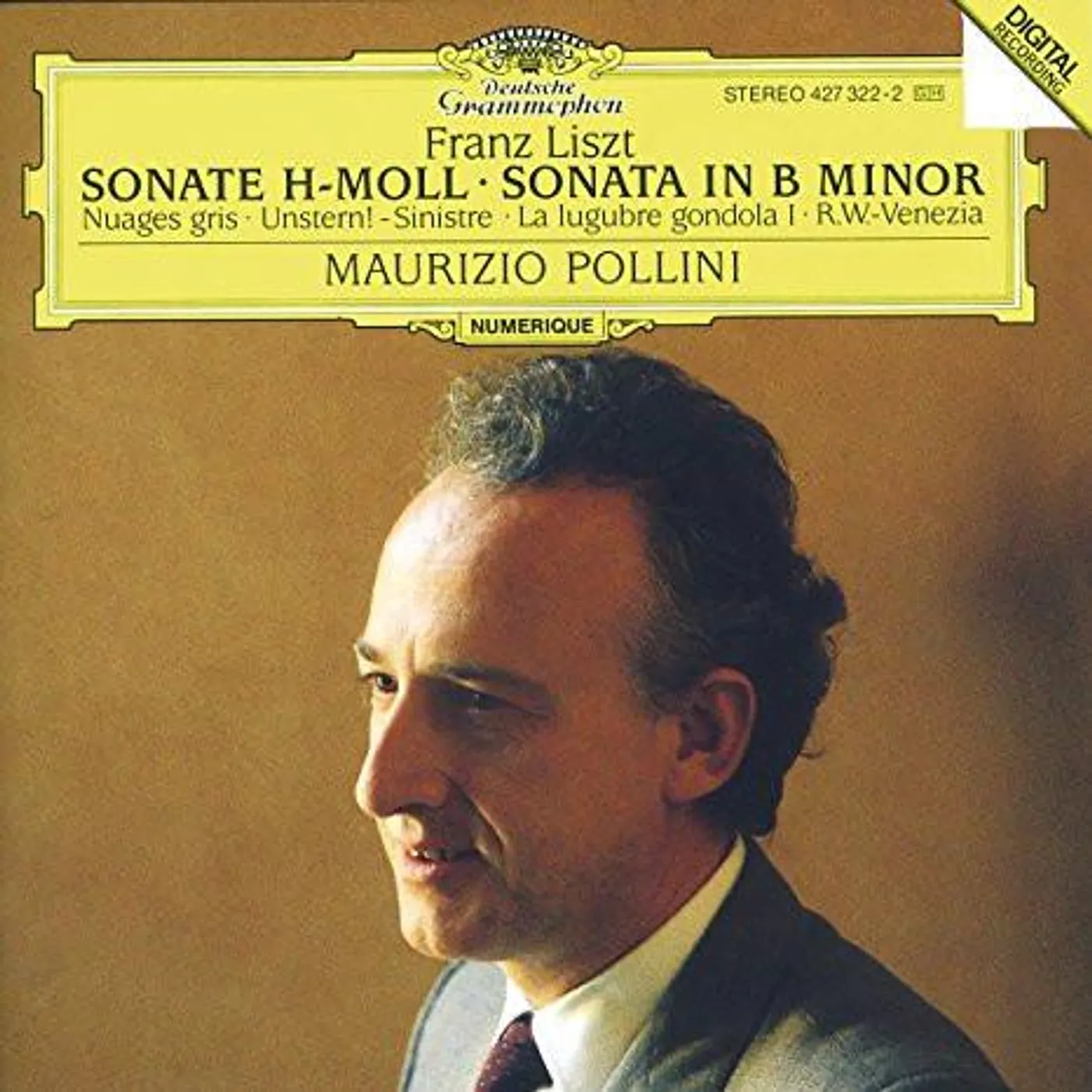 Maurizio Pollini LISZT: PNO SON IN B MINOR / NUAGES GRIS / UNSTERN CD