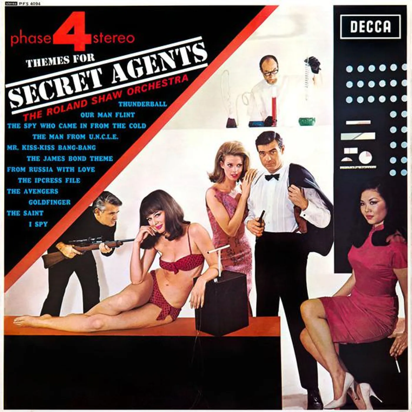 Roland Shaw & His Orchestra Themes For Secret Agents Vinyl Record