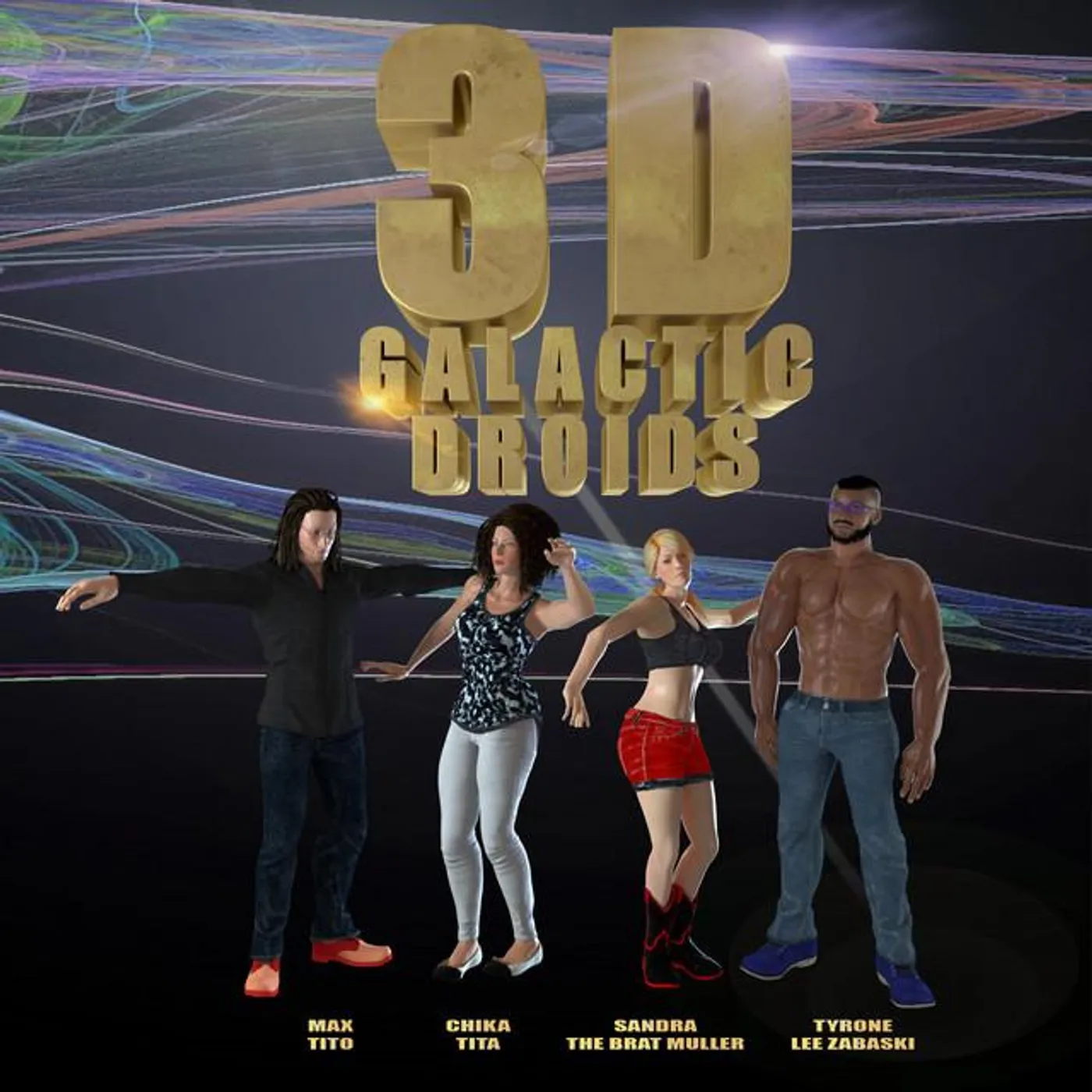 3d Galactic Droids