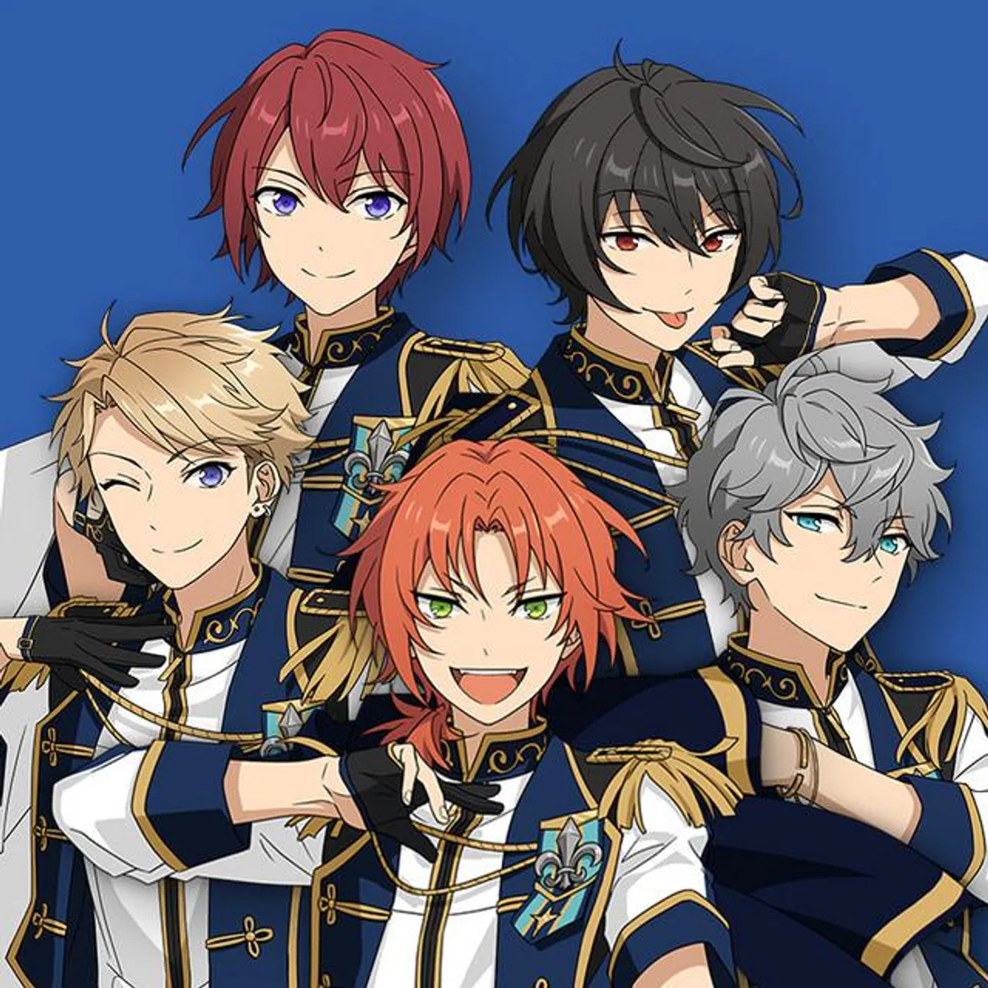 Knights/朱桜 司(CV.土田 玲央)、月永 レオ(CV.浅沼 晋太郎)、瀬名 泉(CV.伊藤 マサミ)、朔間 凛月(CV.山下 大輝)、鳴上 嵐(CV.北村 諒)