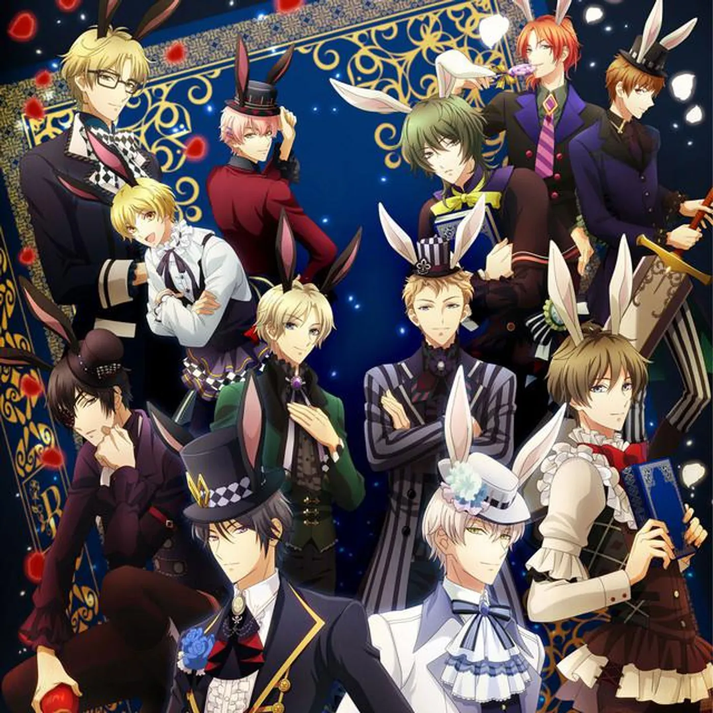 Six Gravity/師走 駆(CV:梶 裕貴)、睦月 始(CV:鳥海浩輔)、如月 恋(CV:増田俊樹)、弥生 春(CV:前野智昭)、卯月 新(Singer:koyomi from 桜men)、皐月 葵(CV:KENN)