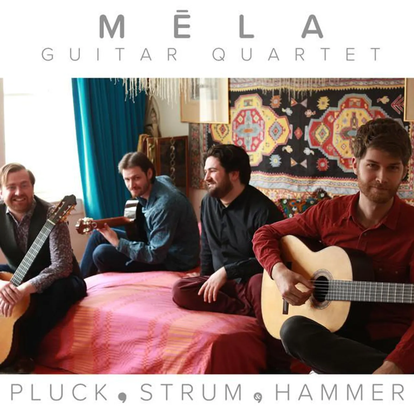 Mēla Guitar Quartet Brand Page