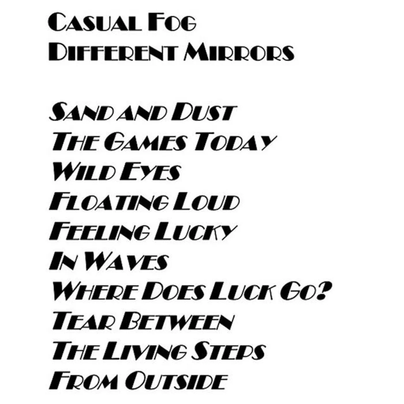 Casual Fog Brand Page