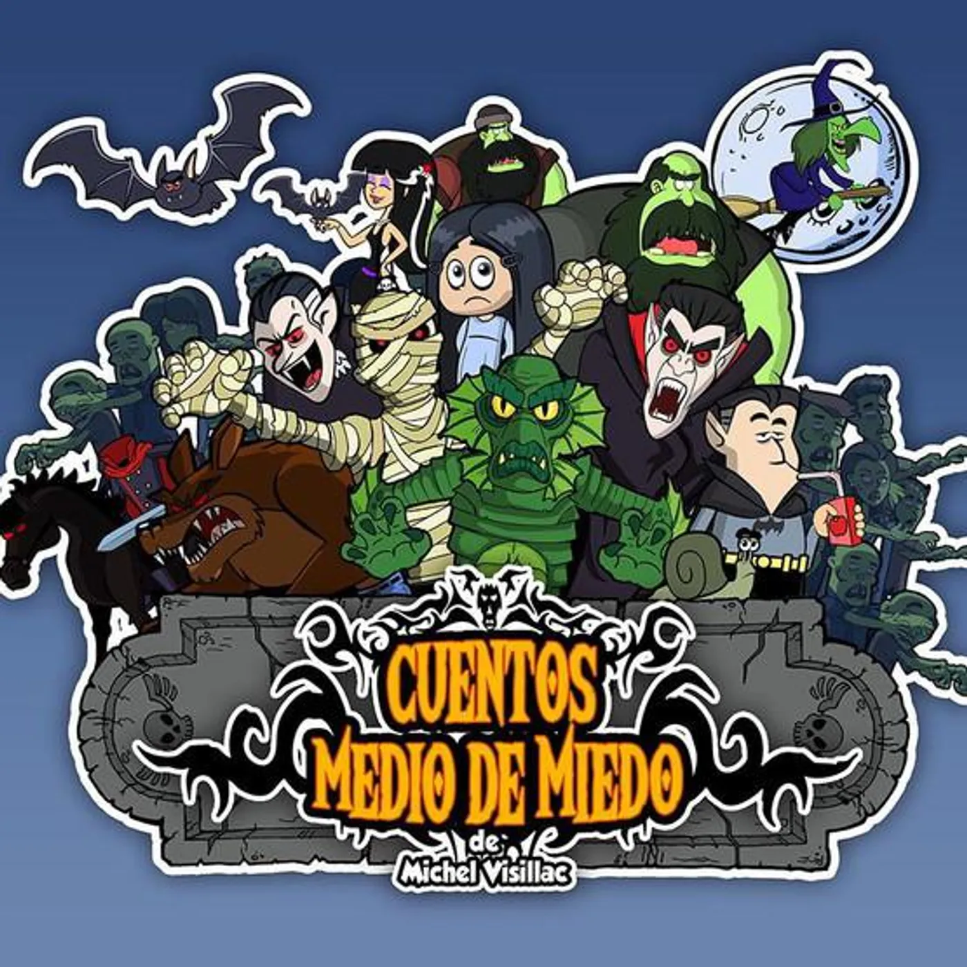 Cuentos Medio de Miedo de Michel Visillac